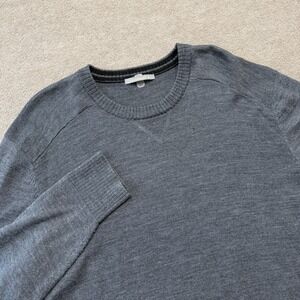 Smartwool  Crewneck Sweater Gray Wool Blend Hiking Men's Size XXL Lightweight